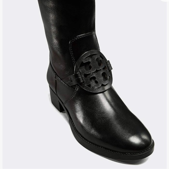 Women's Black Riding Boots - Picture 7 of 8